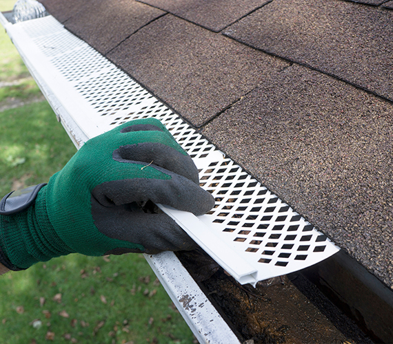 Perforated metal guards installation