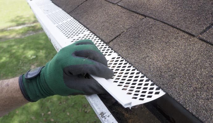 Perforated metal guards installation