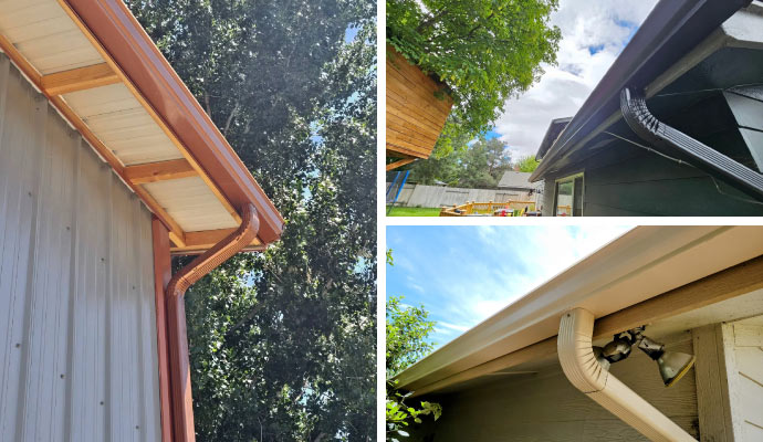 Collage of different Gutter Types