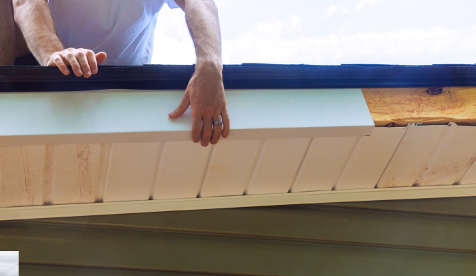 Soffit installation