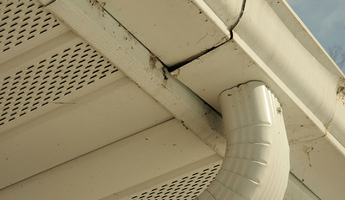 Leaked gutter