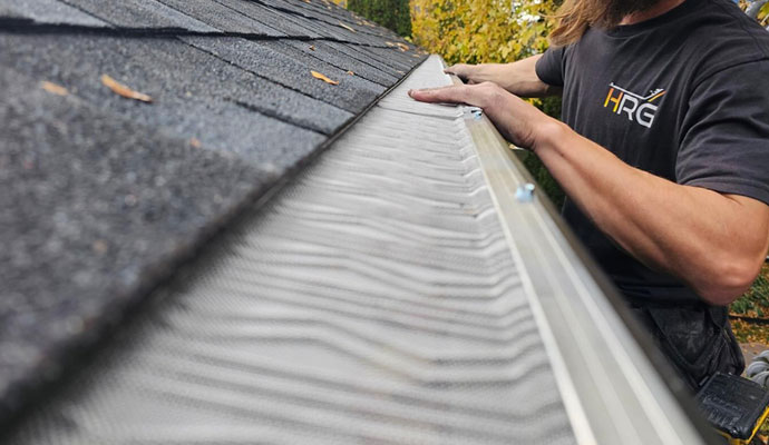 Professional gutter maintenance service