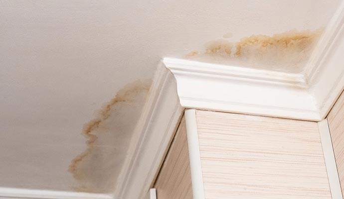 Roof leak