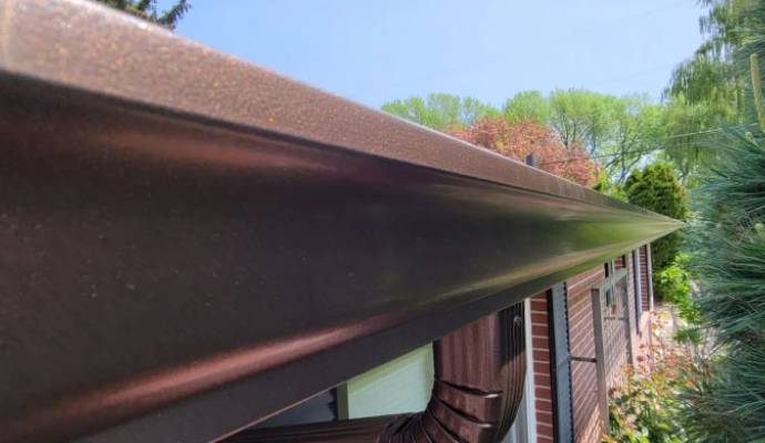 Copper gutters